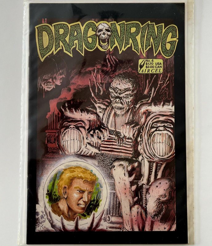 1986 Aircel Comics Dragonring #4 Vintage Fantasy Horror 