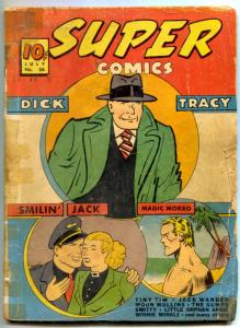 Super Comics #27 1940- Magic Morro cover- Dick Tracy- Jim Ellis VG+