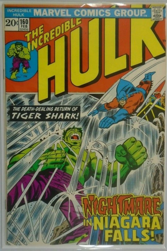 The Incredible Hulk #160 - 5.5 FN- - 1973