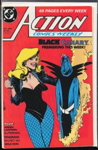 Action Comics Weekly #609 (1988) Black Canary