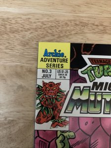 TMNT MIGHTY MUTANIMALS # 3 ARCHIE COMICS 1991 TEENAGE MUTANT NINJA TURTLES 