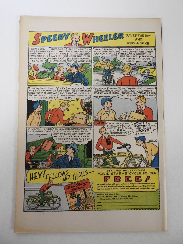 Zoo Funnies #2 (1945) FN Condition! chew on back half left side of book