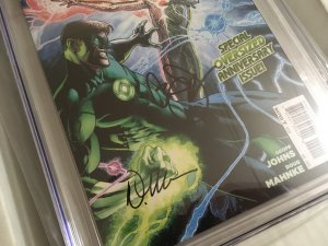 KEY 2X SIGNED 1st Jessice Cruz HBO MAX! CGC 9.8 NM+/MT Green Lantern #20 New 52