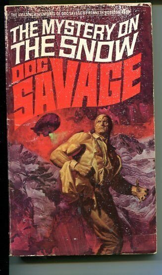 DOC SAVAGE-THE MYSTERY ON THE SNOW #69-ROBESON Fred Pfeiffer COVER-1ST EDITION G