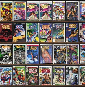 Huge Lot 140+ Comics with Speed Racer, Web Of Spider-Man & More!
