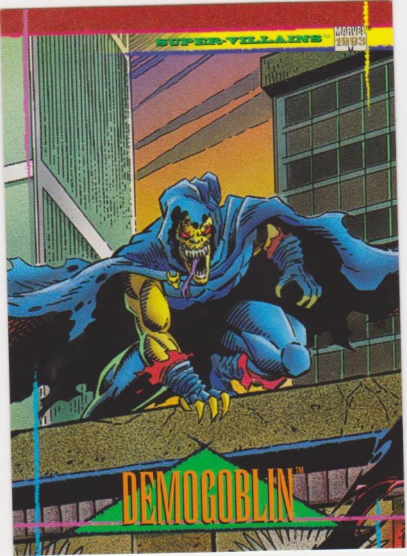 1993 Marvel Universe #54 Demogoblin