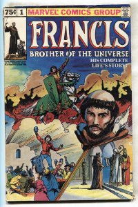 Francis Brother of the Universe #1 - comic book 1980 Catholic Marvel Life Story