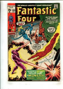 FANTASTIC FOUR #105 (5.5) THE MONSTER STALKS THE STREETS!! 1970
