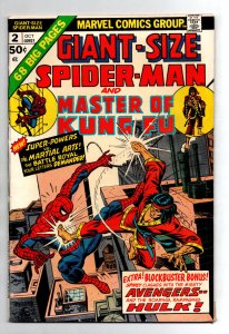 Giant-Size Spider-Man and Master of Kung Fu #2 - Shang-Chi - 1974 - FN