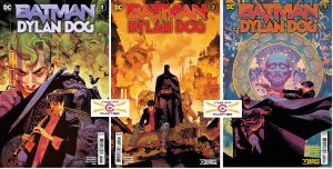 (2024) BATMAN DYLAN DOG #1-3 COMPLETE SET! 1 2 3