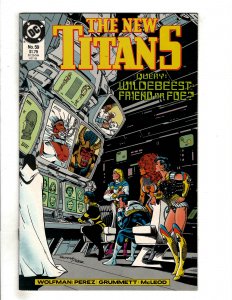 The New Titans #59 (1989) DC Comic Superman Flash OF7