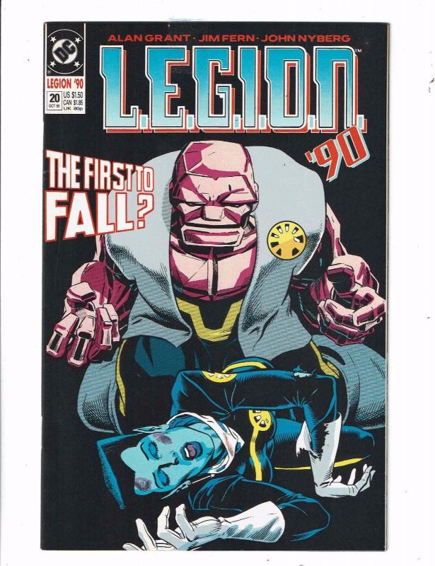 Lot of 5 LEGION '93 DC Comic Books #17 18 19 20 21 BH46 