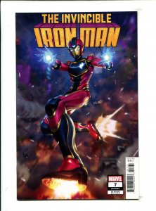 Invincible Iron Man #7 - Derrick Chew Variant Cover (9.0/9.2) 2023