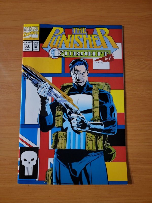 Punisher #64 Direct Market Edition ~ NEAR MINT NM ~ 1992 Marvel Comics