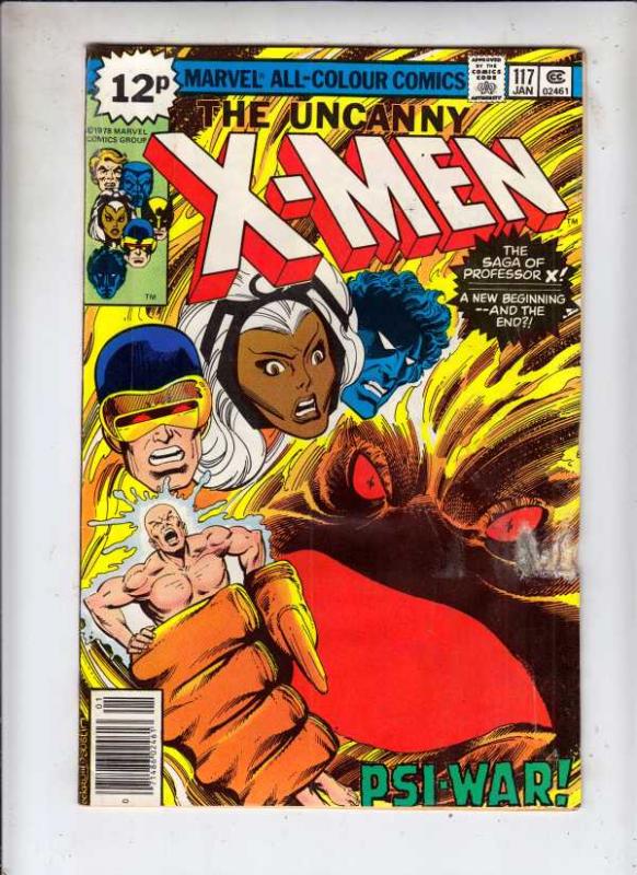 X-Men British Variant #117 (Jan-79) VG+ Affordable-Grade X-Men