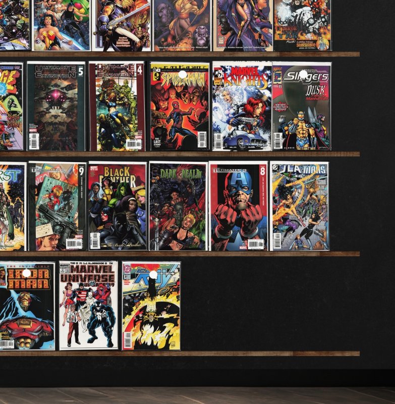 Huge Lot 140+ Comics with Black Panther, Slingers, Justice League & More!