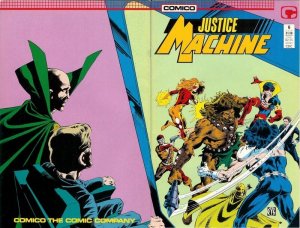 Justice Machine #6 Comico Comics 06/87 (VF+ 8.5/Stock Photo)