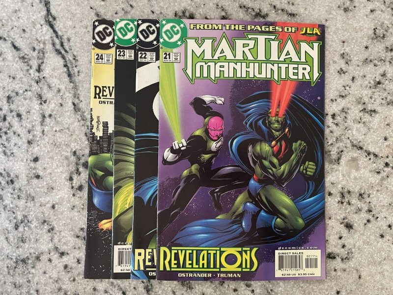 4 Martian Manhunter DC Comic Books # 21 22 23 24 Batman Flash Superman 62 CH23