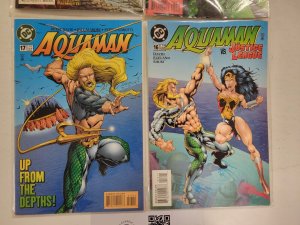 4 Aquaman DC Comic Books #16 17 19 21 73 LP6