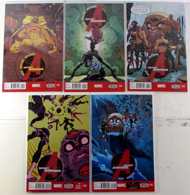 Secret Avengers Lot 5 #11, 12, 13, 14, 15 2015 Marvel Spider-Woman Comics