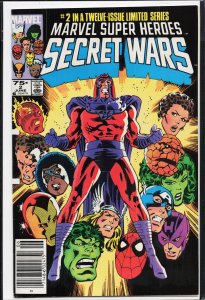 Marvel Super Heroes Secret Wars #2 Newsstand Edition (1984)