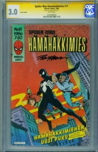 Amazing Spider-Man #252 Finnish Edition CGC 3.0 signed by Ron Frenz 0182584003