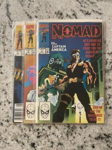 Lot Of 3 Nomad Marvel Comic Books # 1 2 3 NM Captain America Avengers Hulk J917