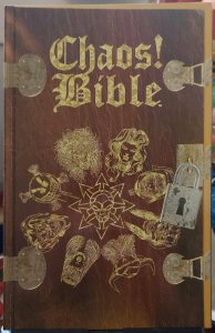 Chaos Bible (1995) does have some creases on front cover in 2nd and 3rd pictures