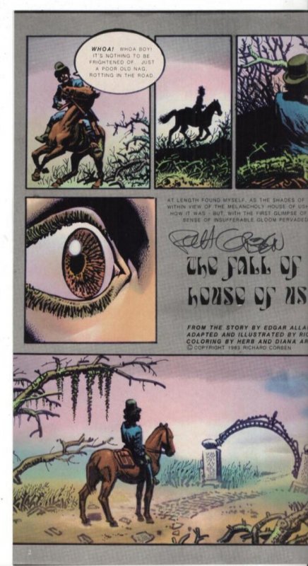 Signed Richard Corben, CORBEN SPECIAL #1, VF, 1984, w/ COA, Pacific comics