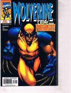 5 Wolverine Marvel Comic Books # 131 132 133 134 135 X-Men Storm Vision TW38