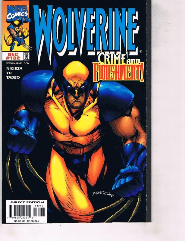 5 Wolverine Marvel Comic Books # 131 132 133 134 135 X-Men Storm Vision TW38