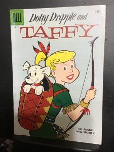 Four Color #691 (1956) Dotty Dripple and Taffy mid high grade key! FN/VF. Wow!