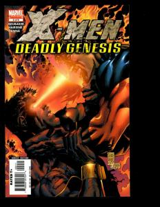 10 Marvel Comics Schism # 1 2 3 4 5 X-men Deadly Genesis # 1 2 3 4 6 RP2