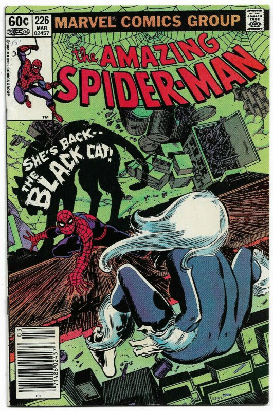 AMAZING SPIDER-MAN#226 VF/NM 1982 MARVEL BRONZE AGE COMICS