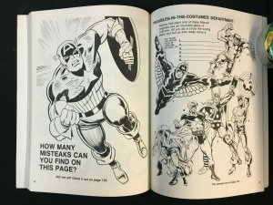 STAN LEE PRESENTS MARVEL SUPERHEROES FUN BOOK, CONTAINS CLASSIC MARVEL ART 1976