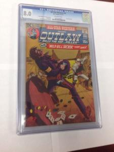 All Star Western 6 CGC 8.0 Off White Pages 
