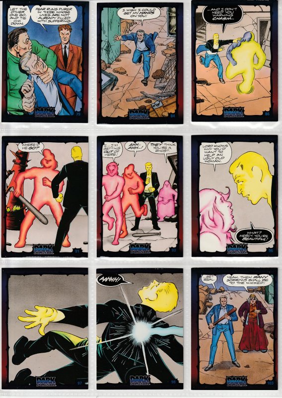 Dark Dominion # 0 Trading Cards  Rare Steve Ditko painted art ! 54  Cards !