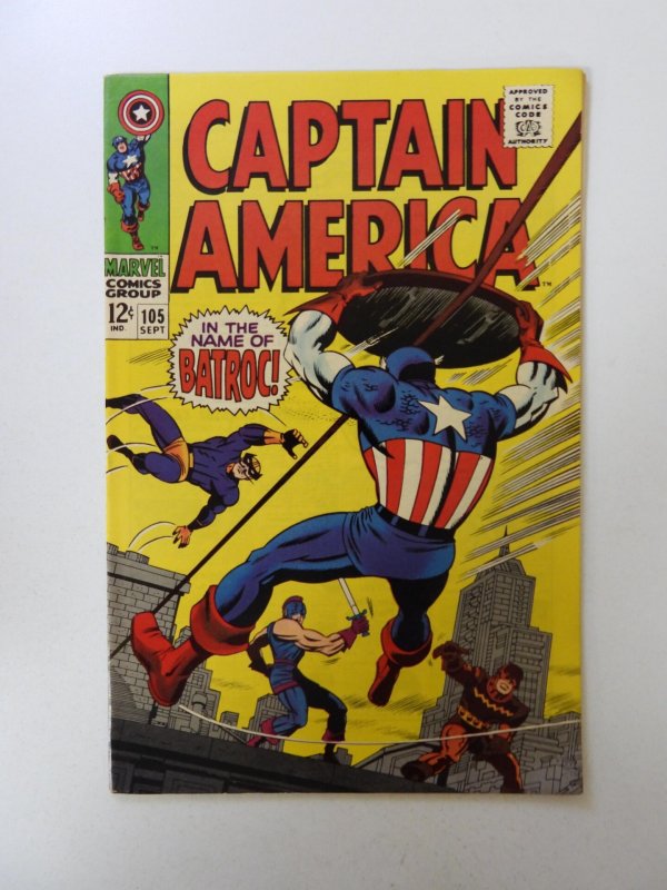 Captain America #105  (1968) VF condition