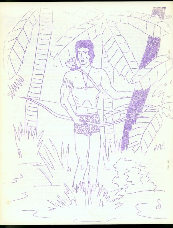 Norb's Notes Fanzine #30 1962-COMIC & PULP HERO FANZINE-Burroughs- FN