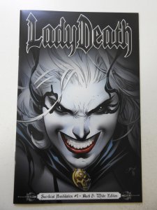 Lady Death: Sacrificial Annihilation Black & White Edition (2021) NM Condition!