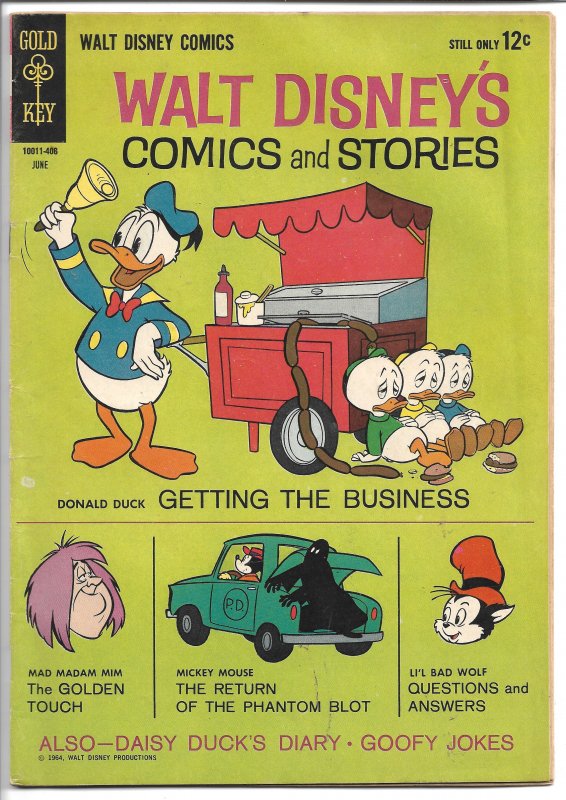 Walt Disney's Comics & Stories #285 June., 1964 (FN) | Comic Books - Silver Age, Gold Key, Cartoon Character / HipComic Walt Disney's Comics & Stories #285 June., 1964 (FN) | Comic Books - Silver Age, Gold Key, Cartoon Character / HipComic