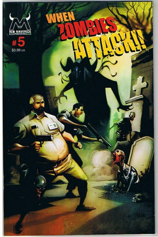 WHEN ZOMBIES ATTACK #1 2 3 4 5, NM+, Walking Dead, Mahfood, 2005, Horror