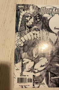 Moon Knight #1 Sketch Cover (2006)signed by David finch nm