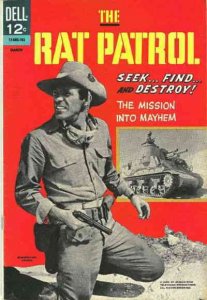 Rat Patrol, The #1 FAIR ; Dell | low grade comic Christopher George Photo Cover 