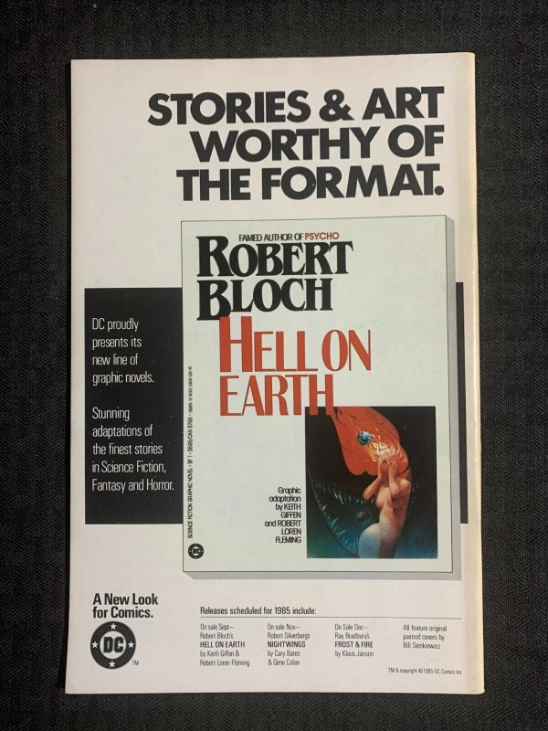 1985 AMAZING HEROES Comic Magazine #79 FVF 7.0 DC Challenge