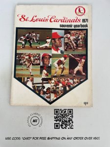 St. Louis Cardinals 1971 Souvenier Yearbook Major League Baseball Team 5 J215