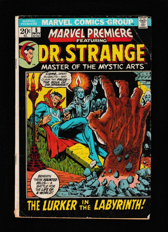 Marvel Premiere #5 (1972) VG-