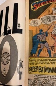 World's Finest Comics #117 (1961)superbatwan vs the creature chipping edges