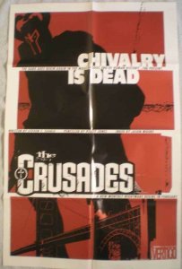 CRUSADES Promo poster, Vertigo, 22x34, 2001, Unused, more Promos in store