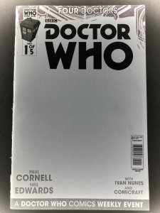 Doctor Who Event 2015: Four Doctors #1 Blank Sketch Cover (2015)